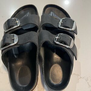 Black Birkenstocks Sandals
